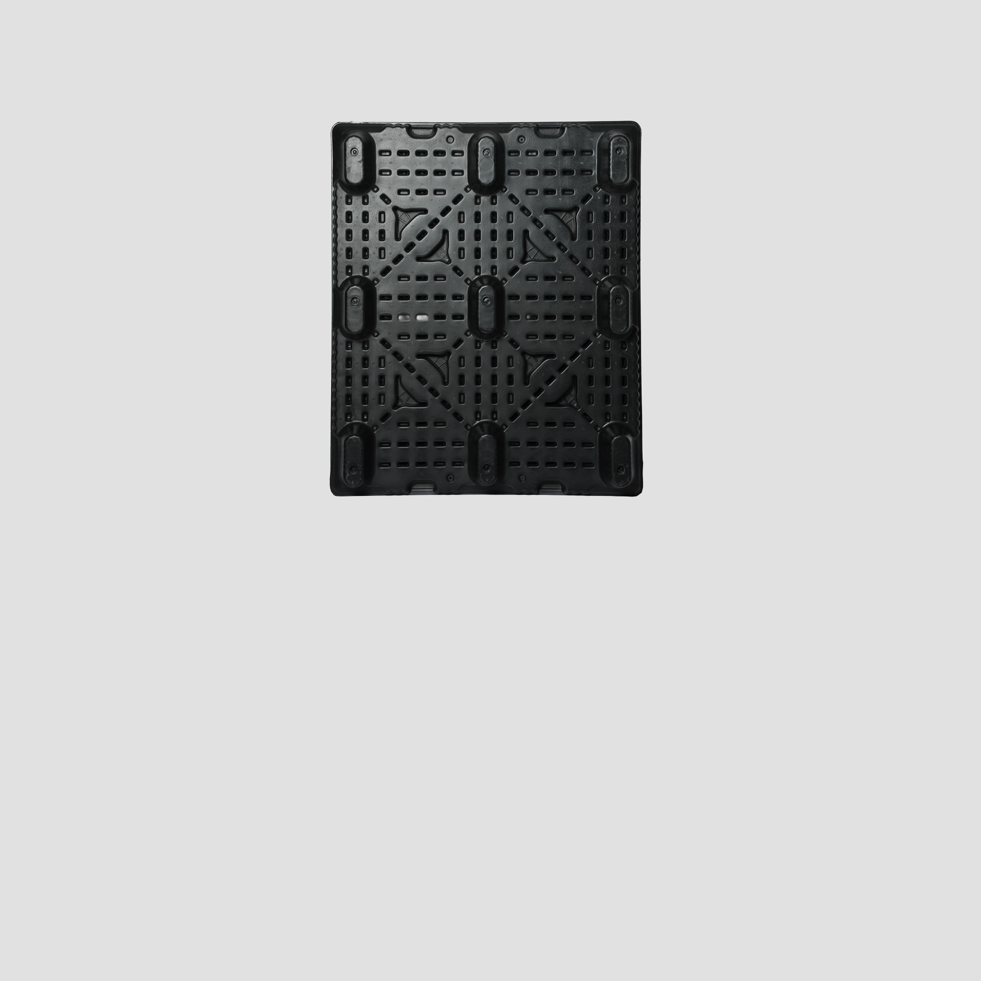 Back Side Flat Top Pallet (Black)
