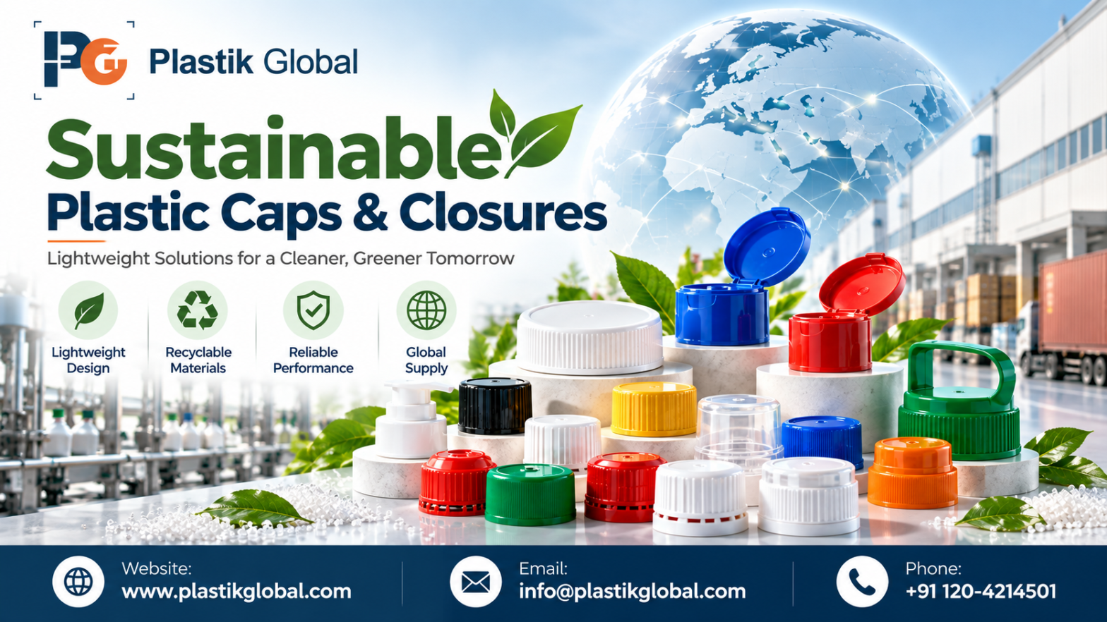 Plastic Caps & Closures Manufacturer in India | Plastik Global